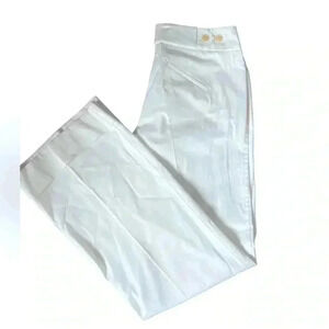 Trina Turk New with Tags Wide Leg Dress Pants Ivory/Off White Size 6